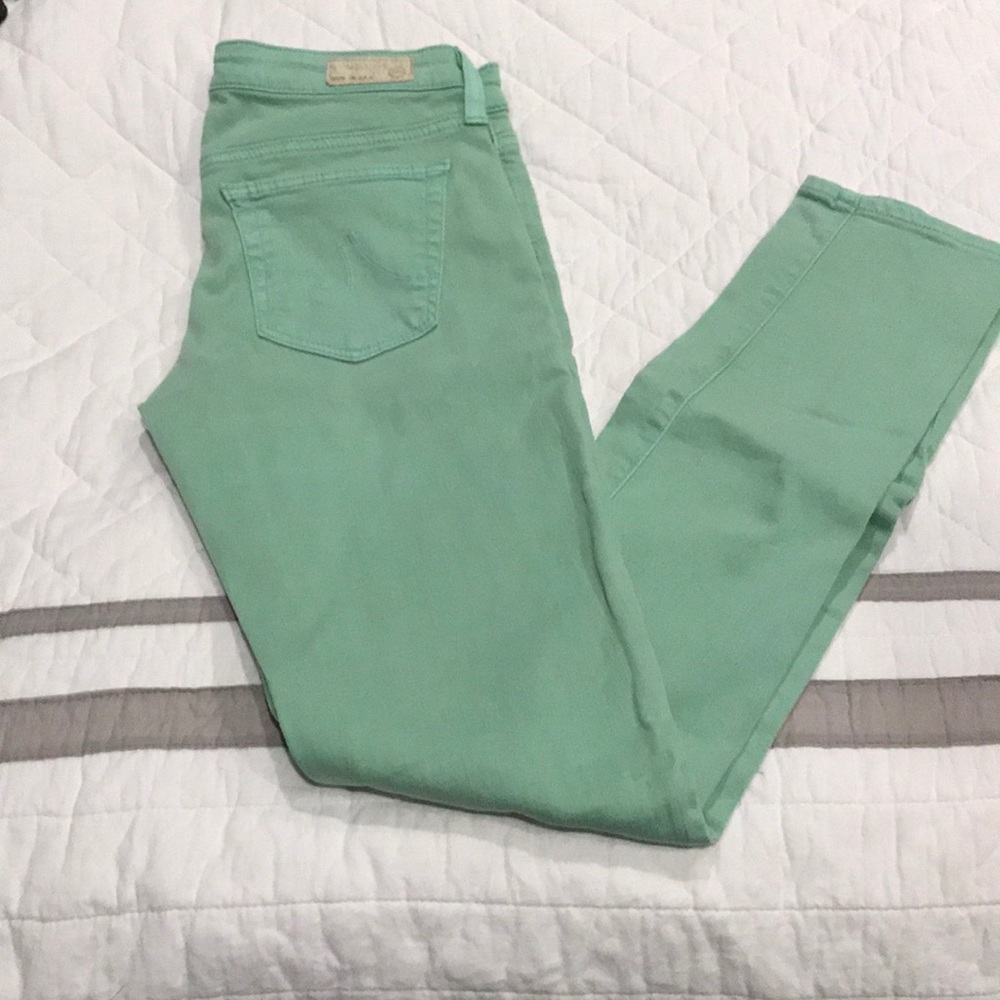 AG Stevie ankle jeans - mint - sz 26R
